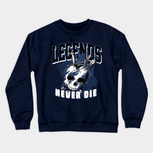 Legends Brave Blue Sneaker Art Crewneck Sweatshirt